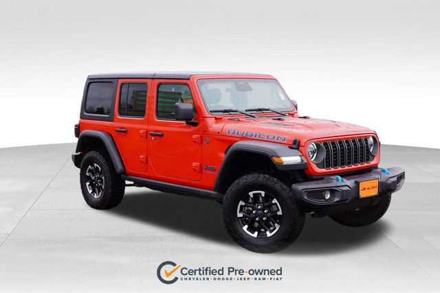 Certified 2025 Jeep Wrangler Unlimited Rubicon 4xe w/ Safety Group