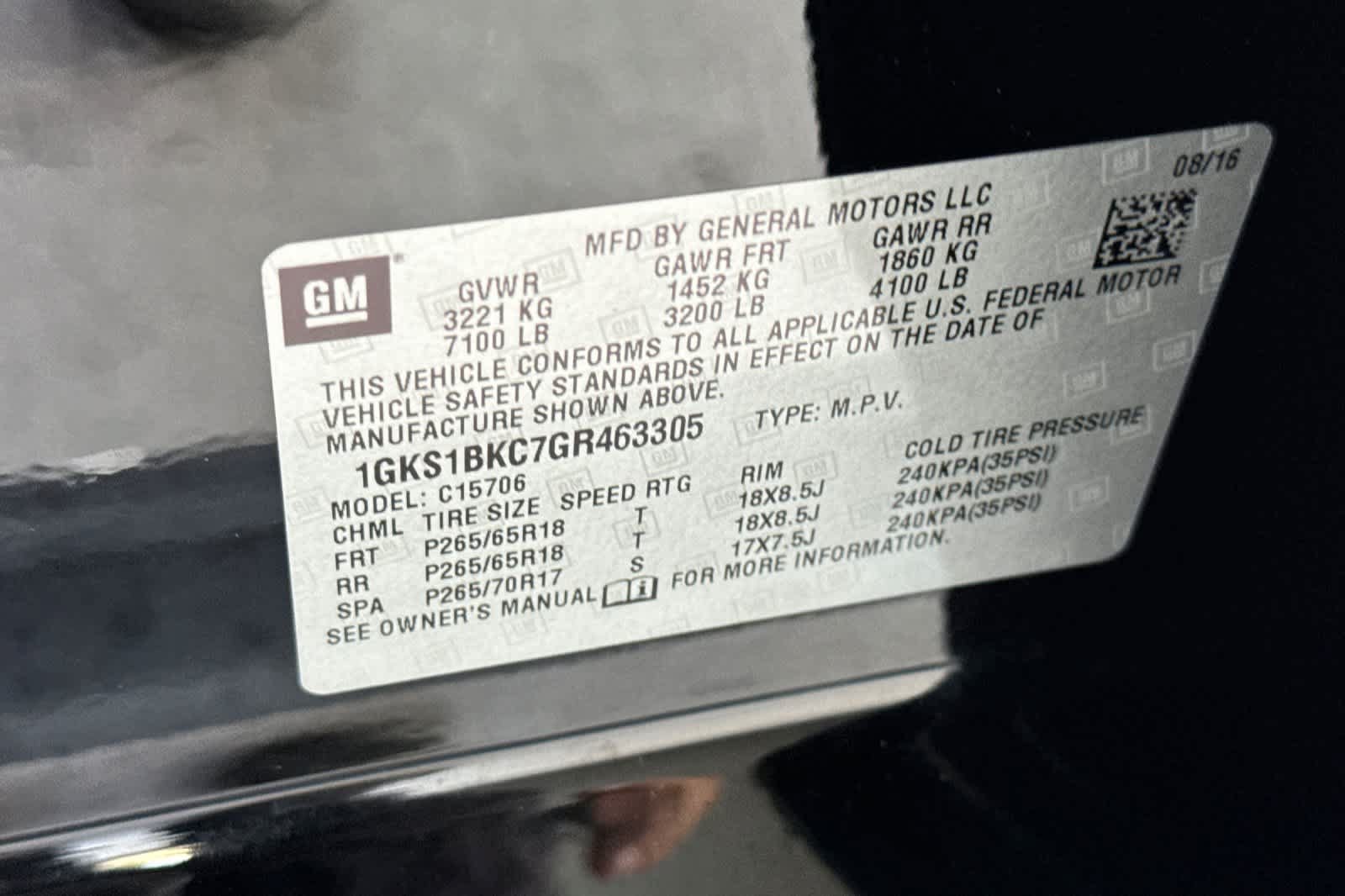 Used 2016 GMC Yukon SLT RWD image 37