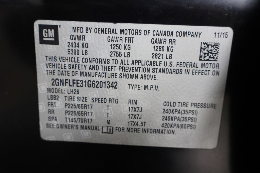 Used 2016 Chevrolet Equinox LT w/ Convenience Package AWD/4WD image 33