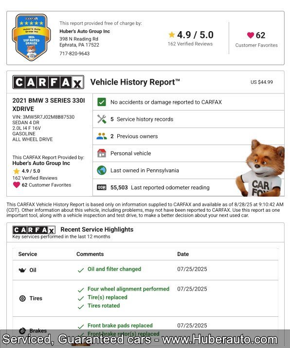 Used 2021 BMW 330i xDrive Sedan w/ Premium Package image 5