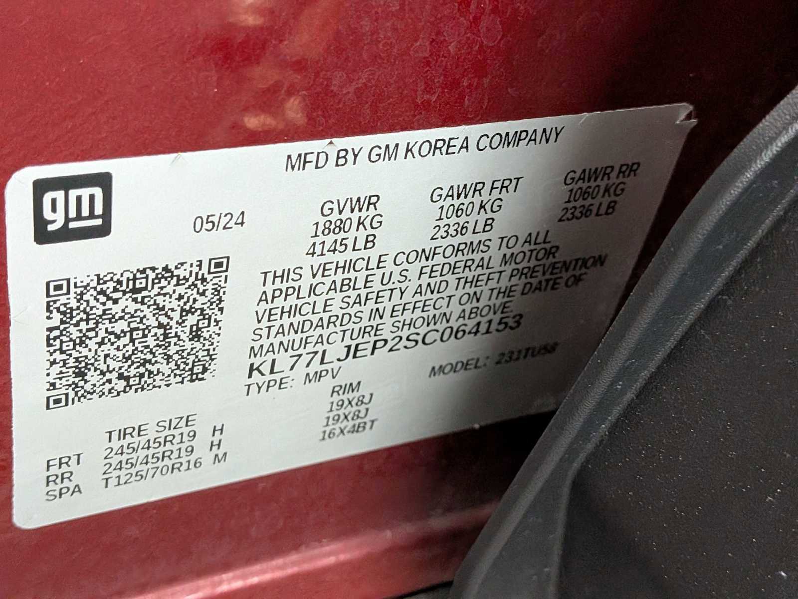 Used 2025 Chevrolet Trax RS w/ Sunroof Package FWD image 34