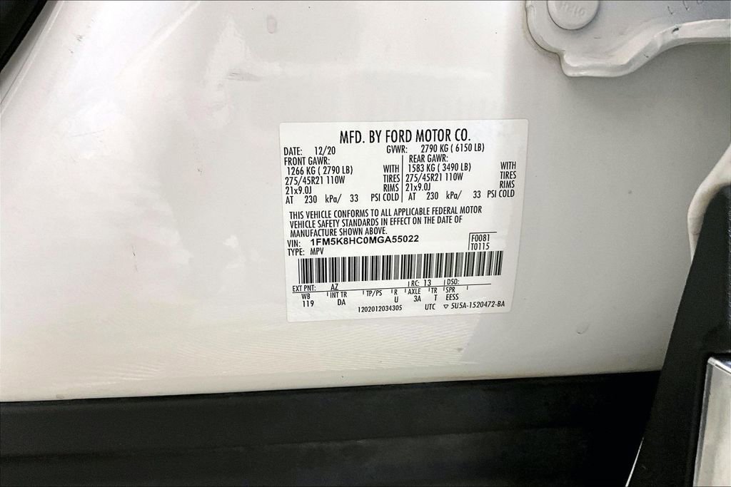 Used 2021 Ford Explorer Platinum w/ Equipment Group 601A image 33