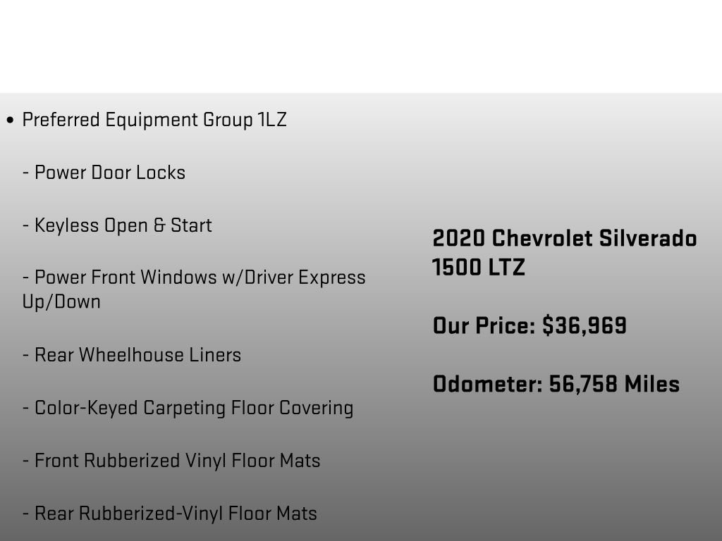 Used 2020 Chevrolet Silverado 1500 LTZ w/ LTZ Premium Package image 12