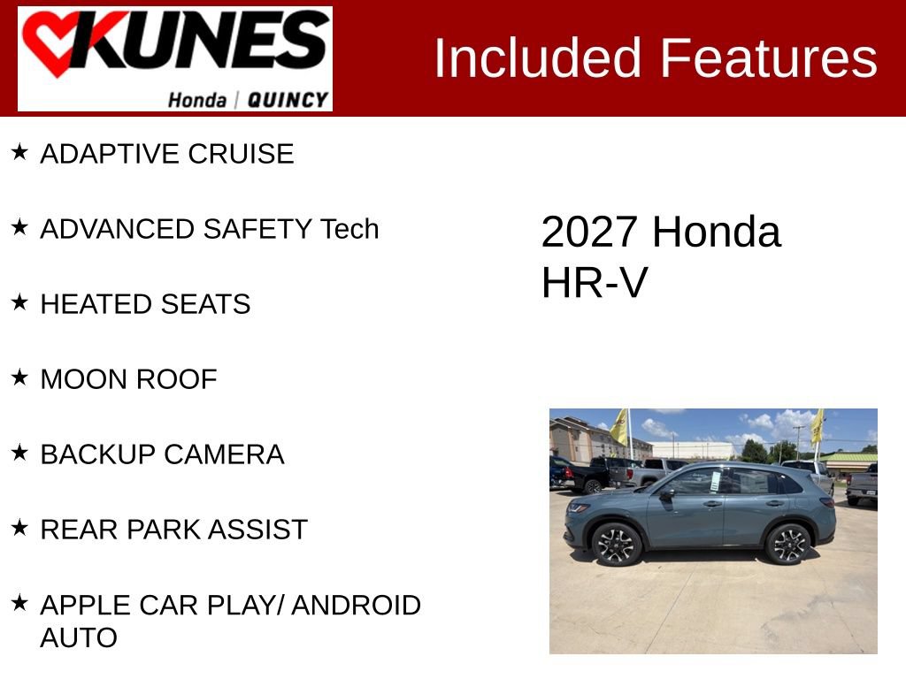 New 2027 Honda HR-V EX-L image 2