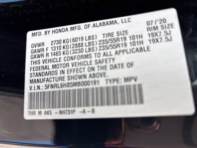 Used 2021 Honda Odyssey Touring image 58