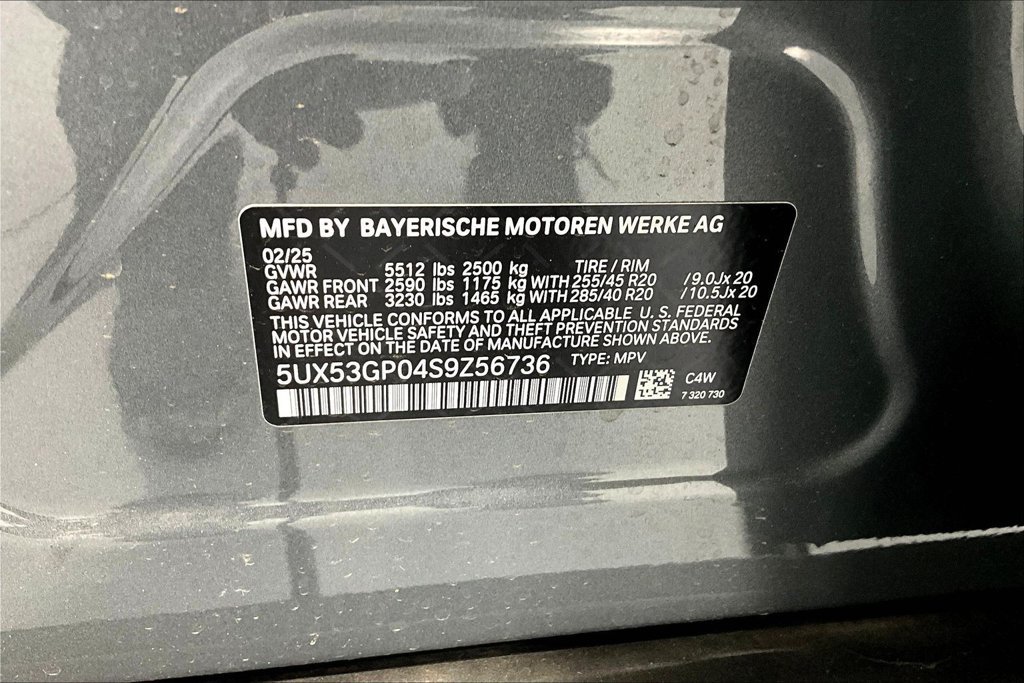 New 2025 BMW X3 xDrive30i w/ Convenience Package AWD/4WD image 25