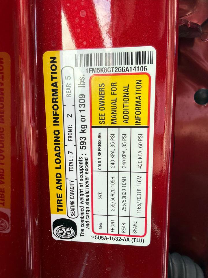 Used 2016 Ford Explorer Sport w/ Equipment Group 401A image 47