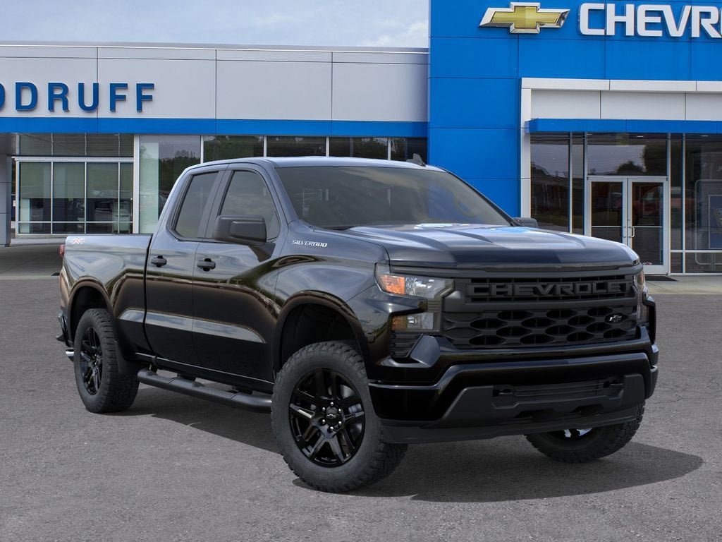New 2026 Chevrolet Silverado 1500 Custom w/ Turbomax Blackout Package AWD/4WD image 7
