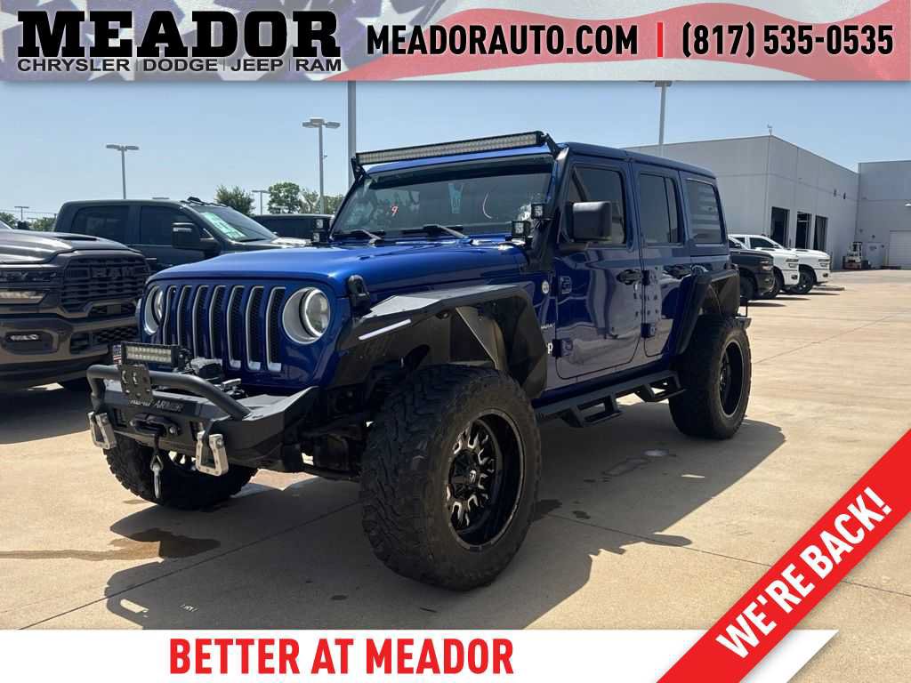 Used 2018 Jeep Wrangler Unlimited Sahara AWD/4WD image 1