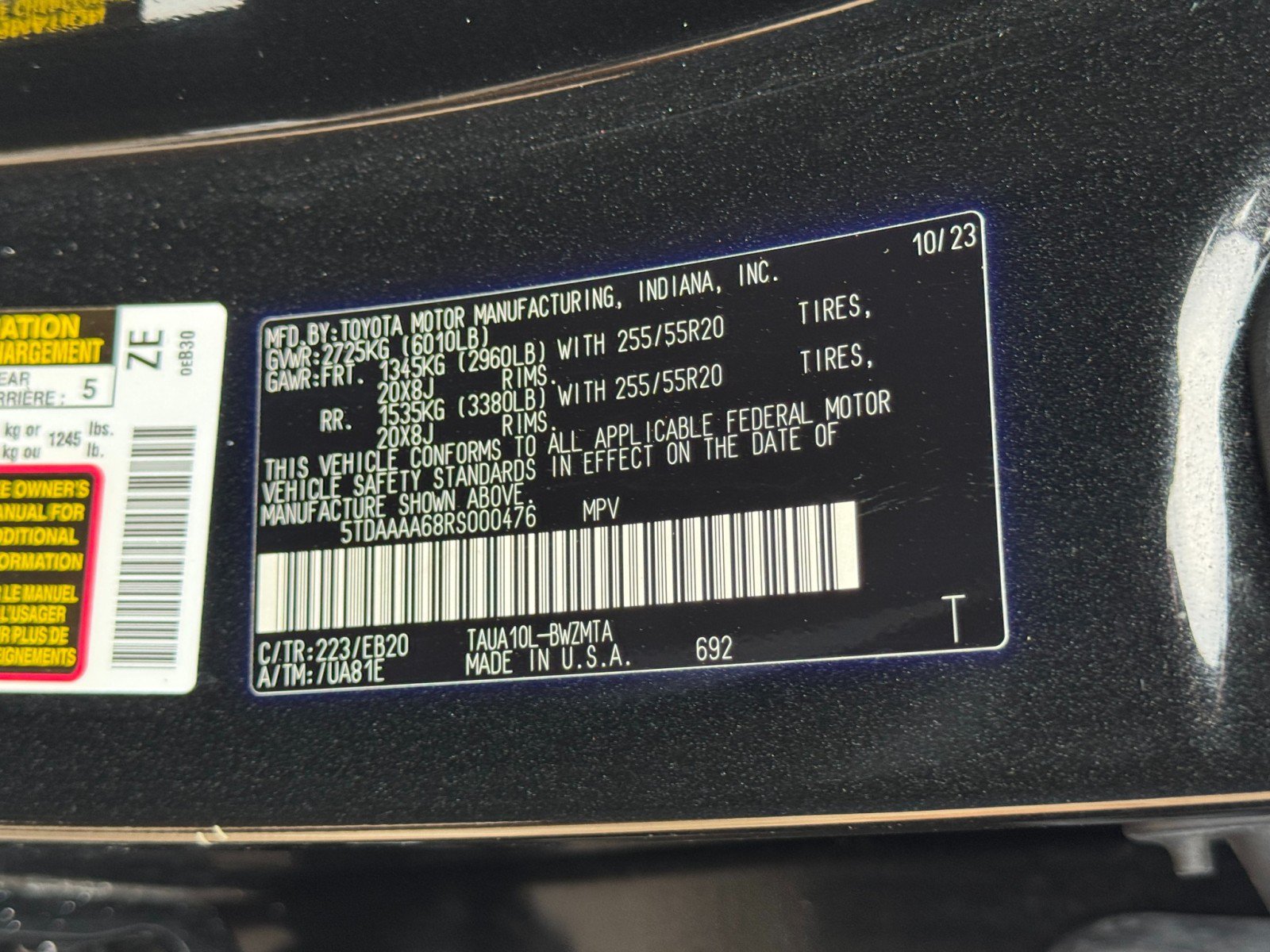 Used 2024 Lexus TX 350 FWD w/ Technology Package image 48