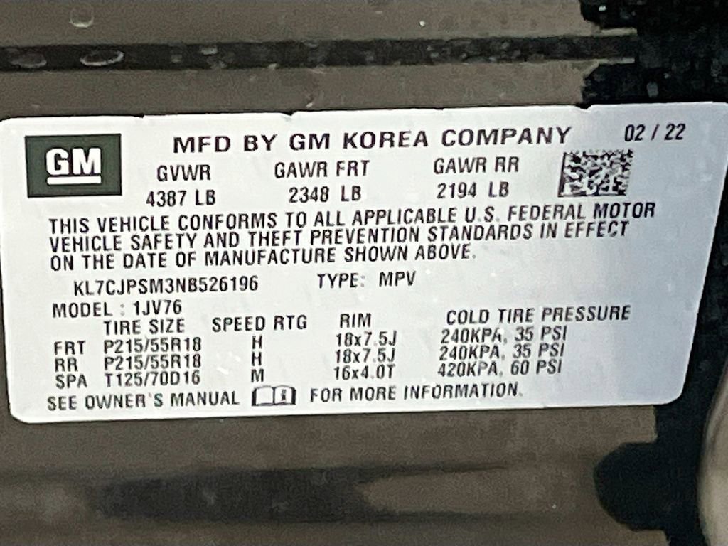 Used 2022 Chevrolet Trax LT w/ Premium Seat Package image 31