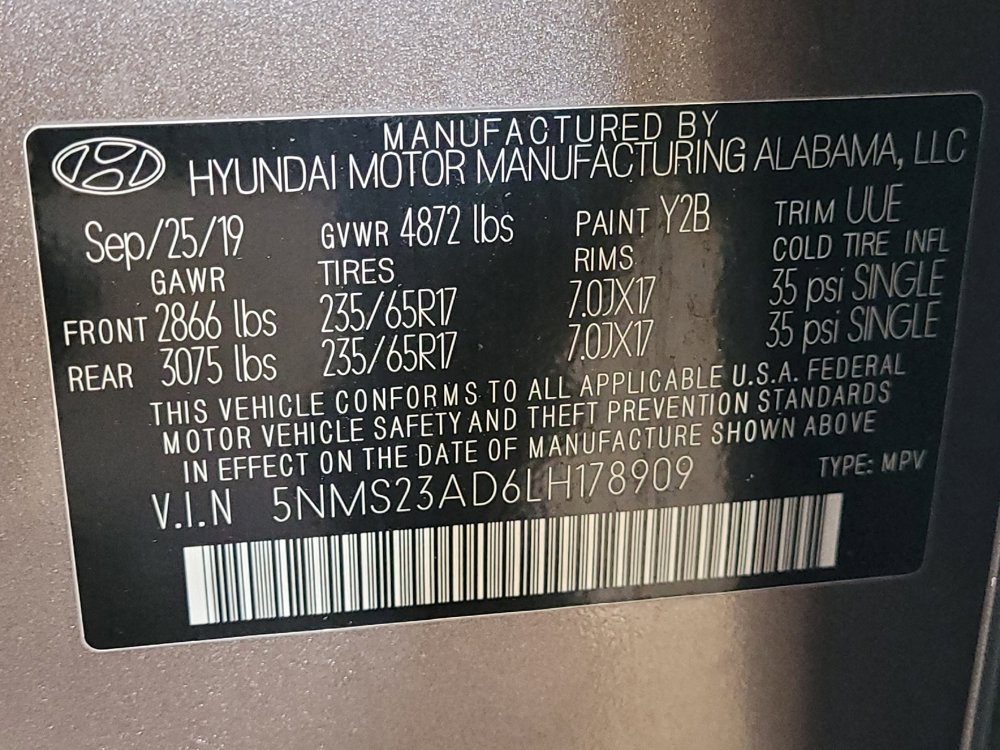 Used 2020 Hyundai Santa Fe SE image 33