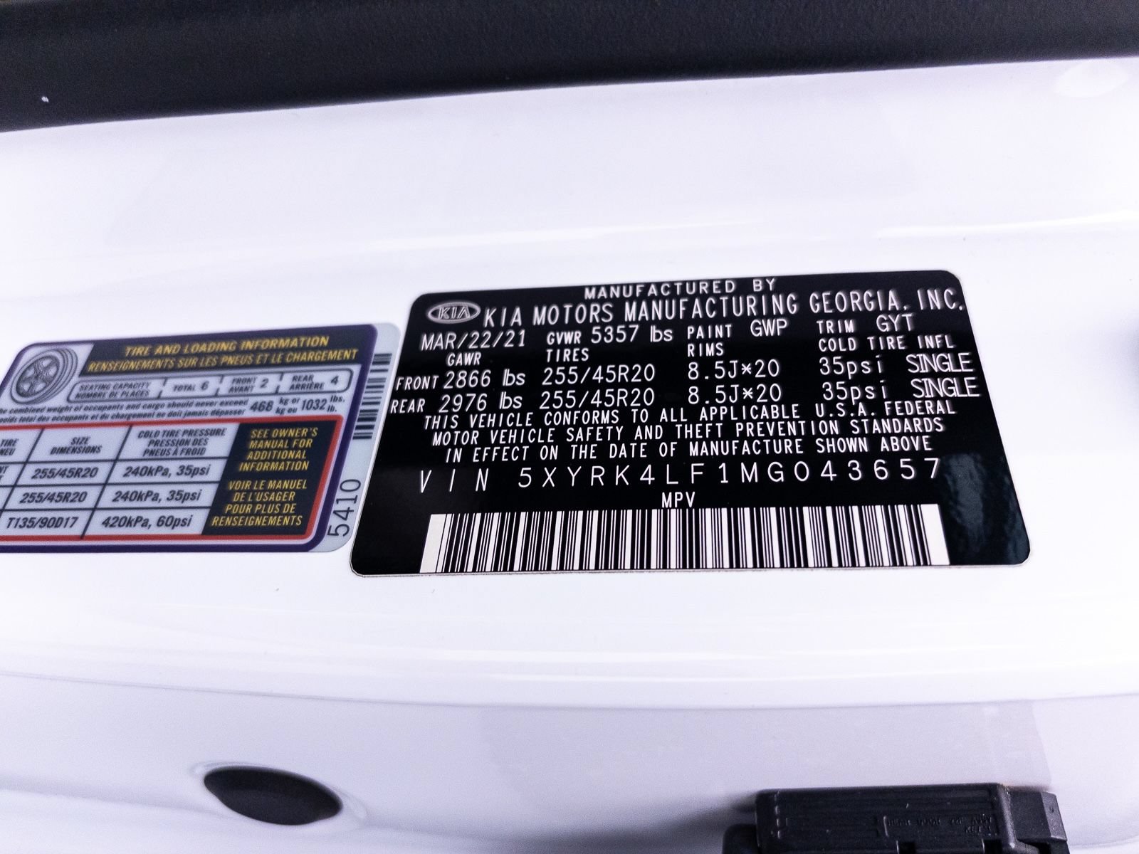 Used 2021 Kia Sorento SX FWD image 43