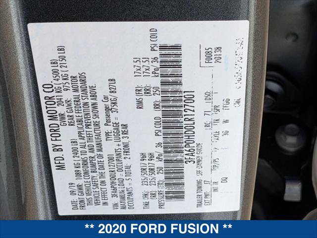 Used 2020 Ford Fusion SE image 25