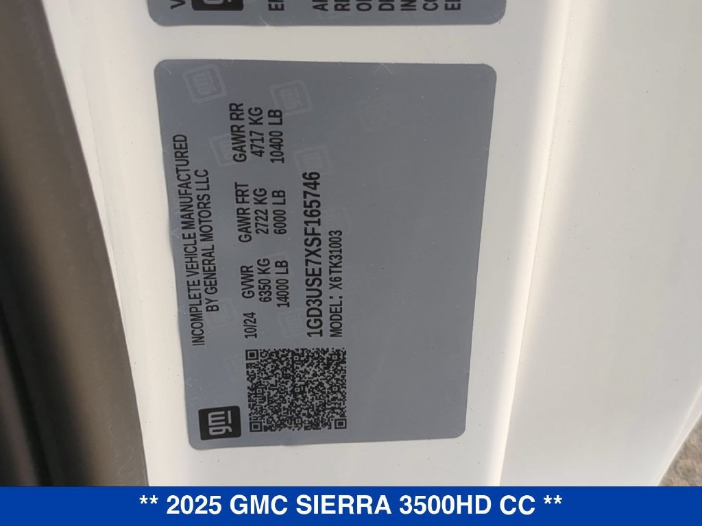 New 2025 GMC Sierra 3500 Pro w/ Convenience Package AWD/4WD image 21