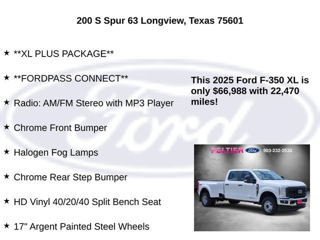 Used 2025 Ford F350 XL w/ XL Chrome Package AWD/4WD image 20