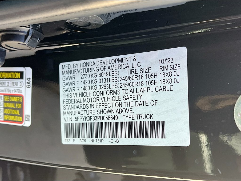 Used 2023 Honda Ridgeline Black Edition image 31