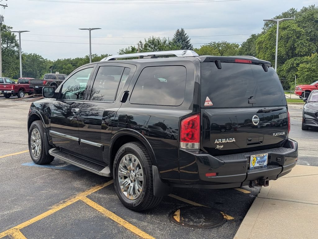 Used 2015 Nissan Armada Platinum w/ 2nd Row Captain Seat Package AWD/4WD image 5