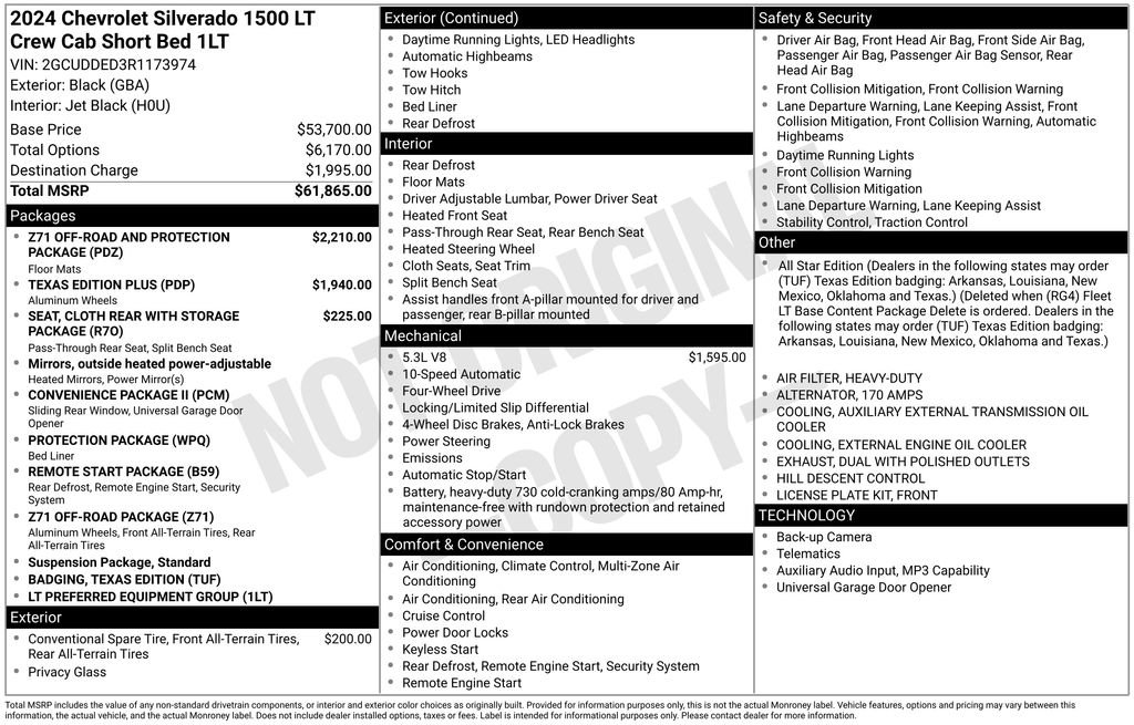 Used 2024 Chevrolet Silverado 1500 LT AWD/4WD image 13