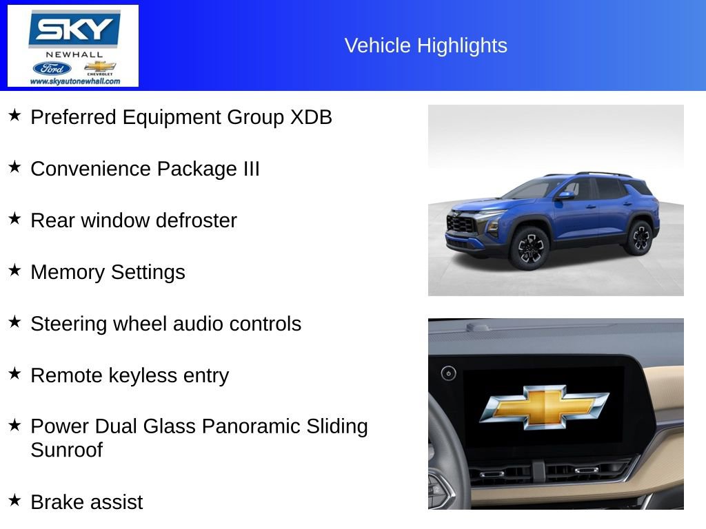 New 2025 Chevrolet Equinox ACTIV w/ Convenience Package III image 12