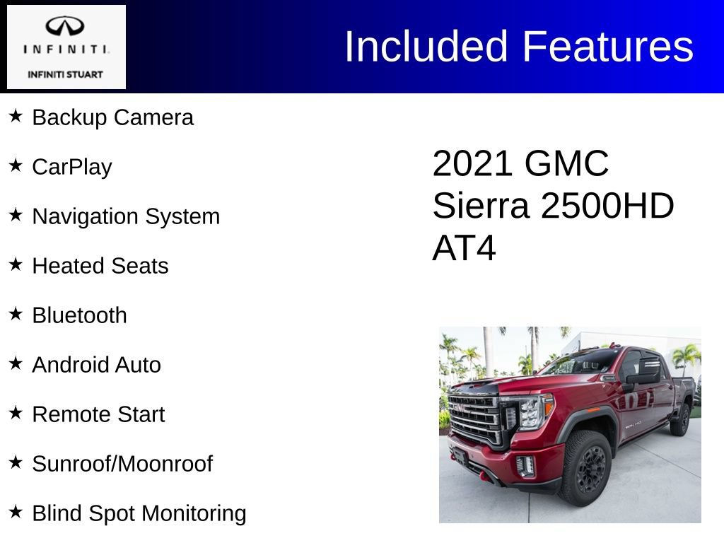 Used 2021 GMC Sierra 2500 AT4 w/ AT4 Premium Plus Package AWD/4WD image 2