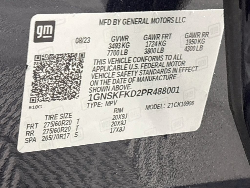 Certified 2023 Chevrolet Suburban Premier AWD/4WD image 37