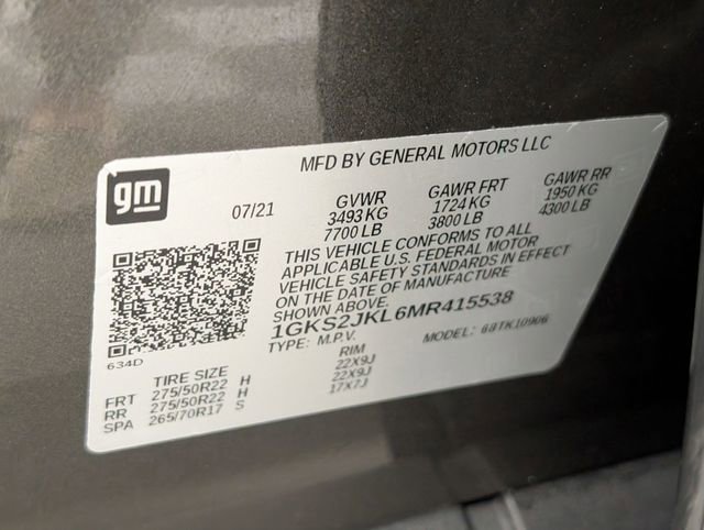 Used 2021 GMC Yukon XL Denali w/ Advanced Technology Package image 40