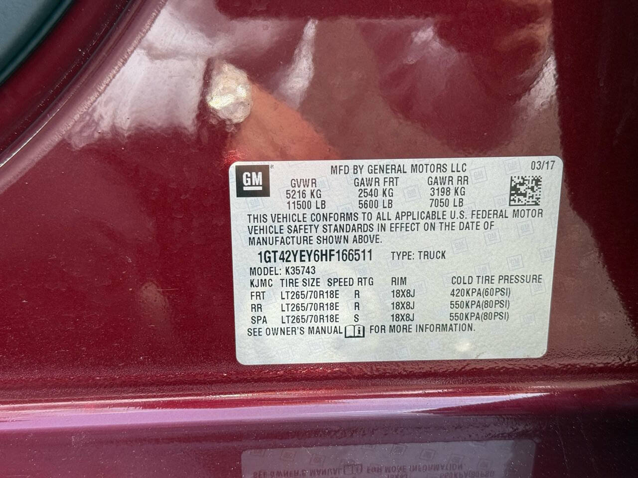 Used 2017 GMC Sierra 3500 Denali w/ Duramax Plus Package AWD/4WD image 32