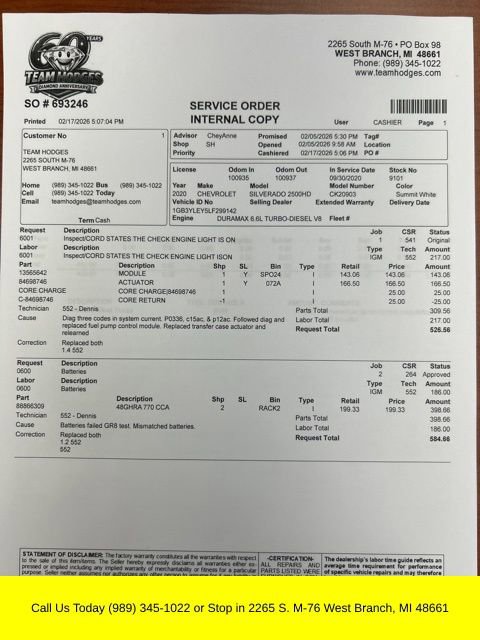 Used 2020 Chevrolet Silverado 2500 W/T w/ WT Convenience Package image 32