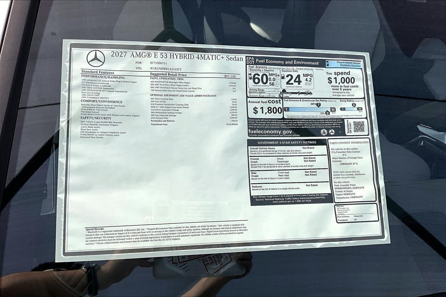 New 2027 Mercedes-Benz E 53 AMG e 4MATIC Sedan image 22