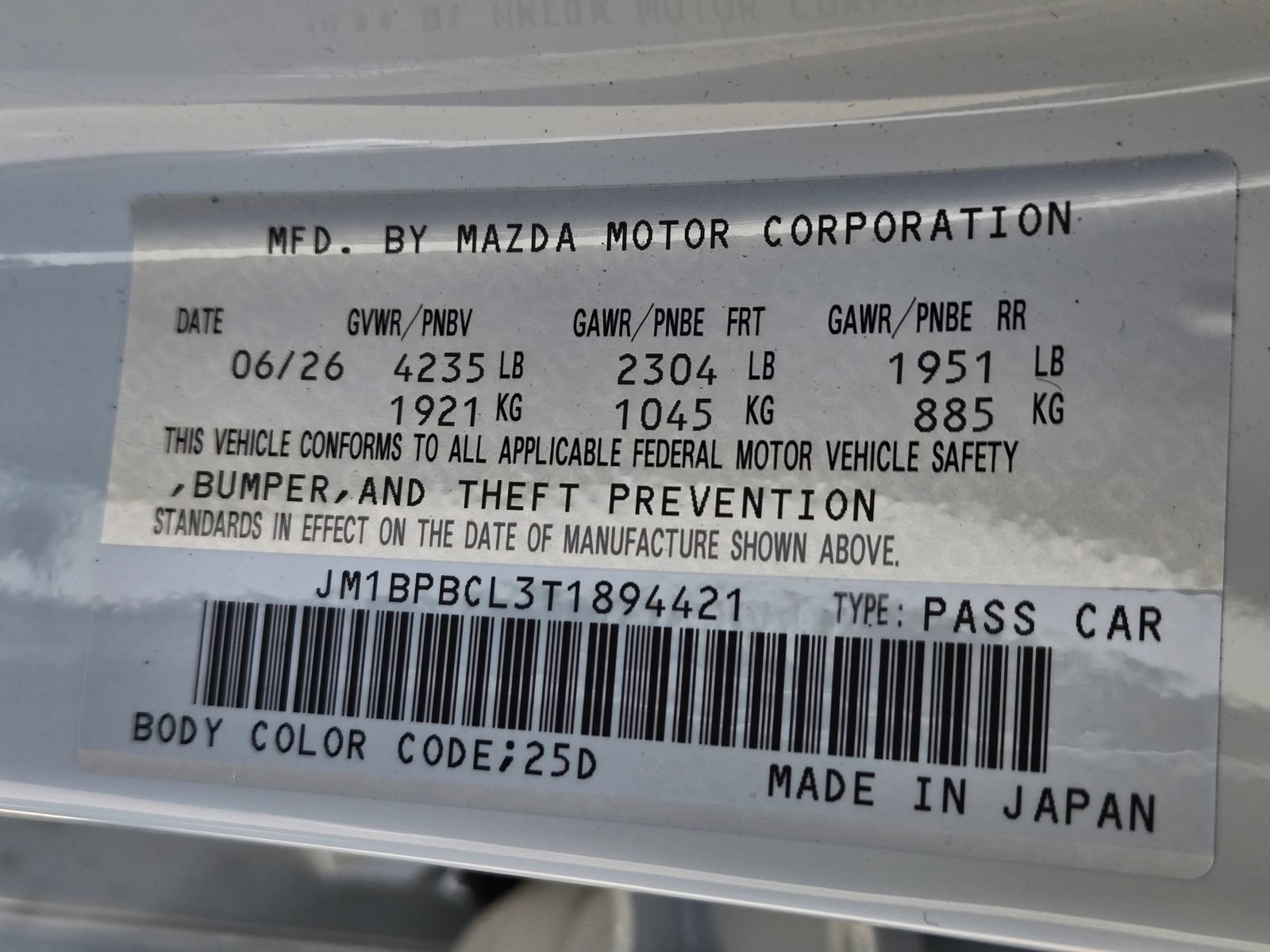 New 2026 MAZDA MAZDA3 Carbon AWD/4WD image 21