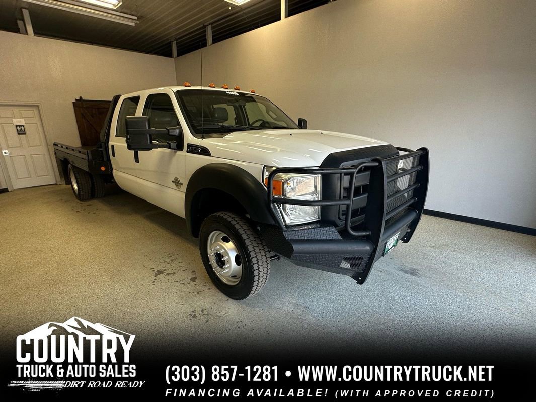 Used 2013 Ford F550 4x4 Crew Cab Super Duty w/ PWR Equipment Group