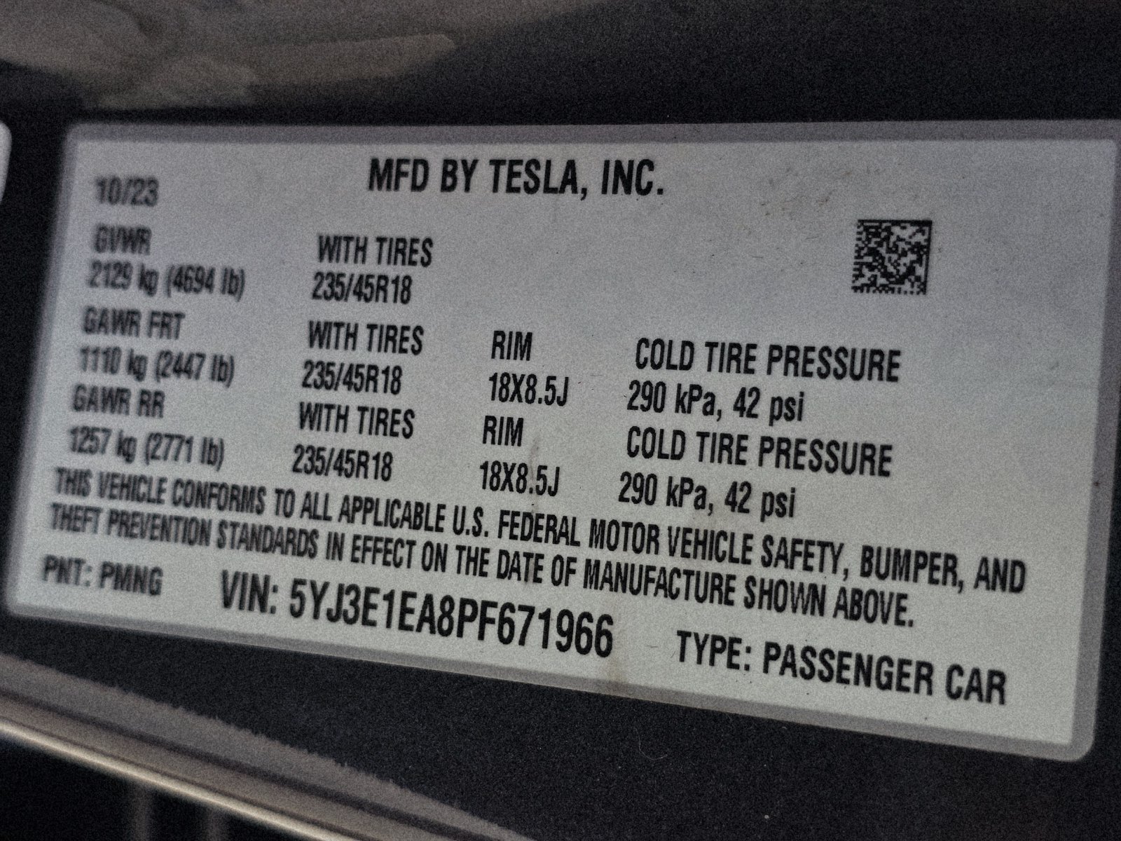Used 2023 Tesla Model 3 Standard Range RWD image 31