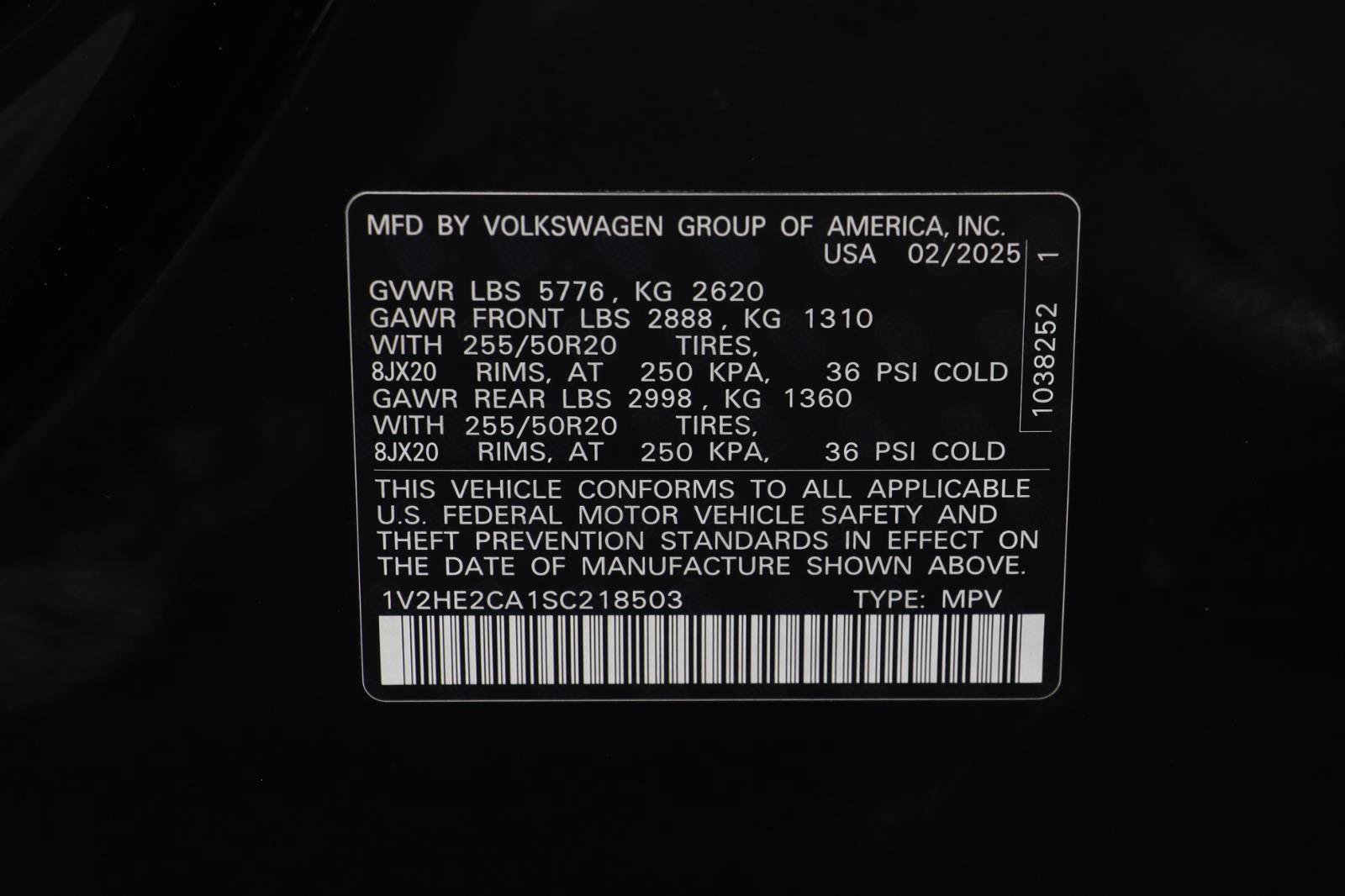 Used 2025 Volkswagen Atlas Cross Sport SE image 24