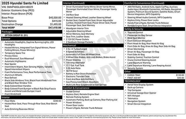 New 2025 Hyundai Santa Fe Limited image 6