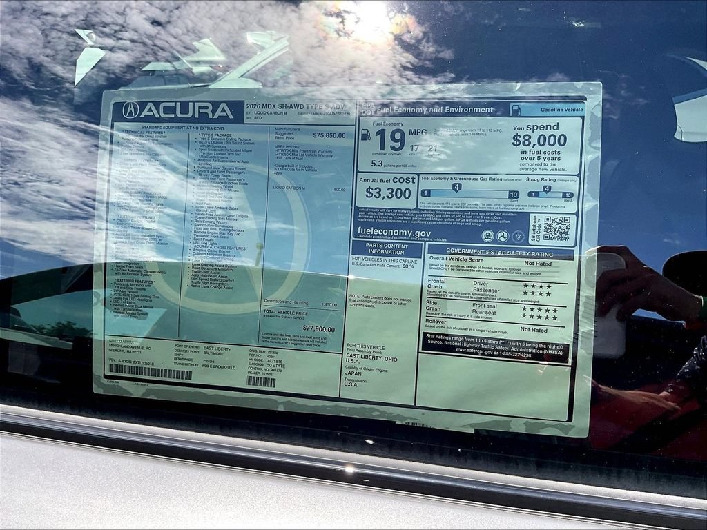 New 2026 Acura MDX Type S w/ Advance Package AWD/4WD image 13
