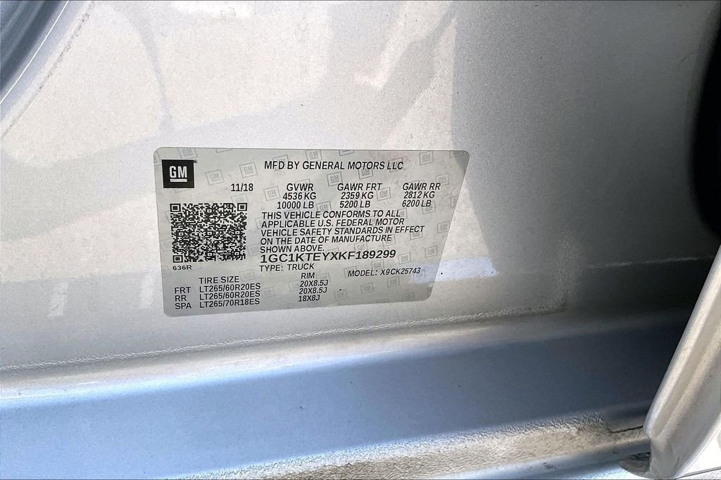 Used 2019 Chevrolet Silverado 2500 LTZ w/ Duramax Plus Package image 36