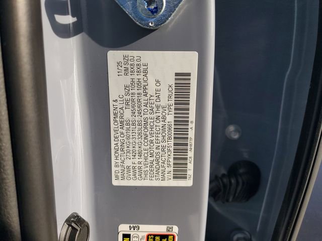 New 2026 Honda Ridgeline RTL image 41