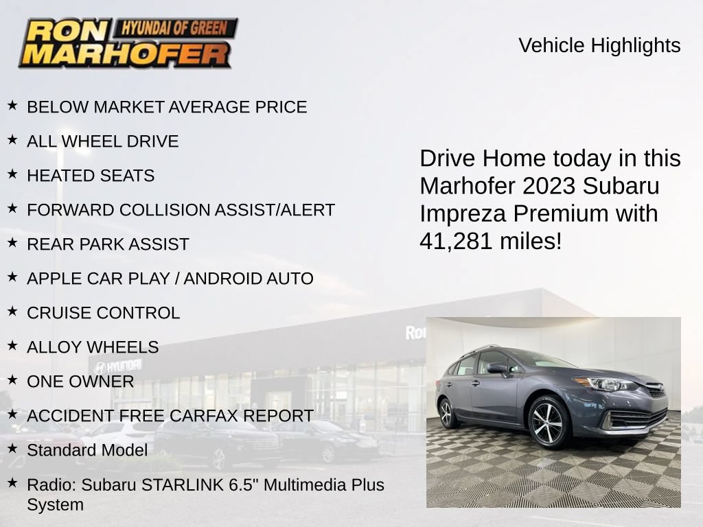 Used 2023 Subaru Impreza 2.0i Premium AWD/4WD image 14