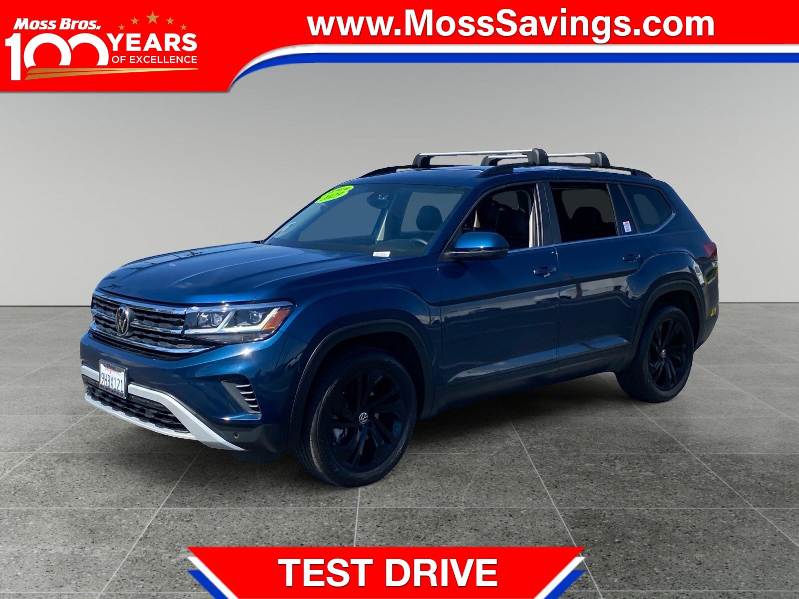 Used 2023 Volkswagen Atlas SE w/ Panoramic Sunroof Package FWD image 1