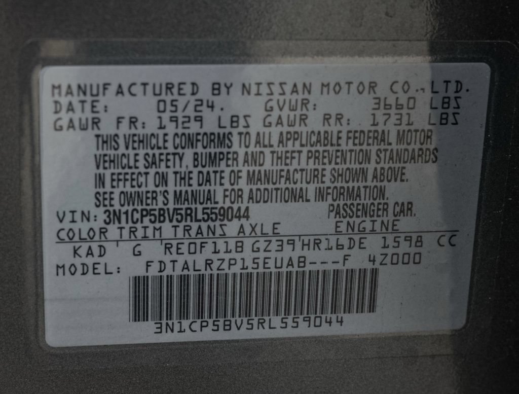 Used 2024 Nissan Kicks S FWD image 33