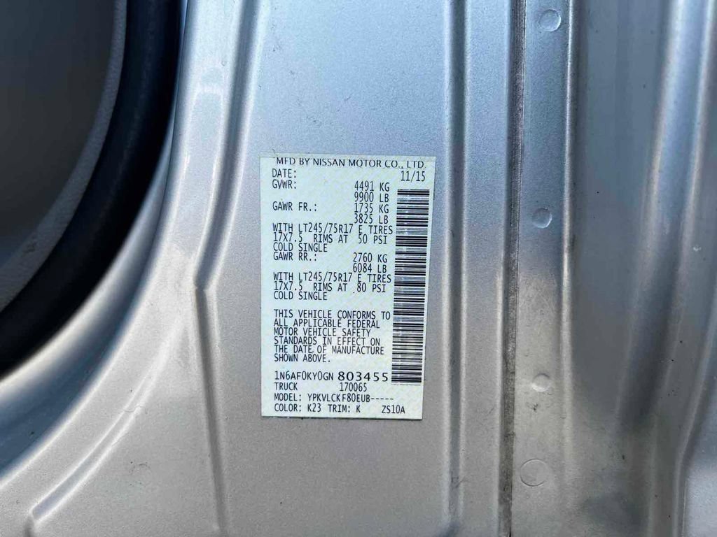 Used 2016 Nissan NV 3500 S w/ Power Package RWD image 24
