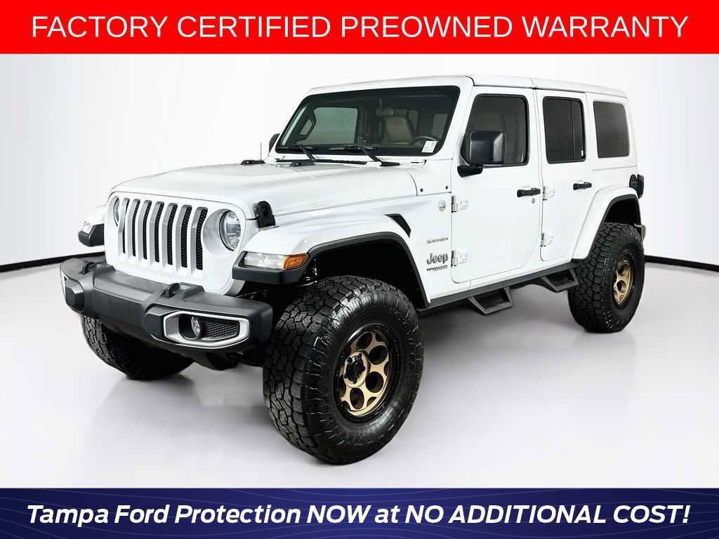 Used 2021 Jeep Wrangler Unlimited Sahara w/ Safety Group AWD/4WD image 1