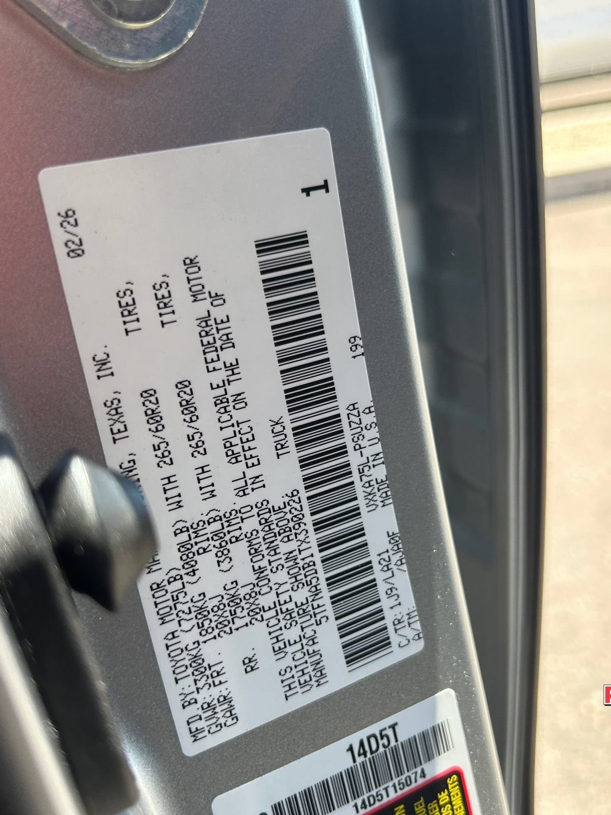 New 2026 Toyota Tundra Platinum AWD/4WD image 34