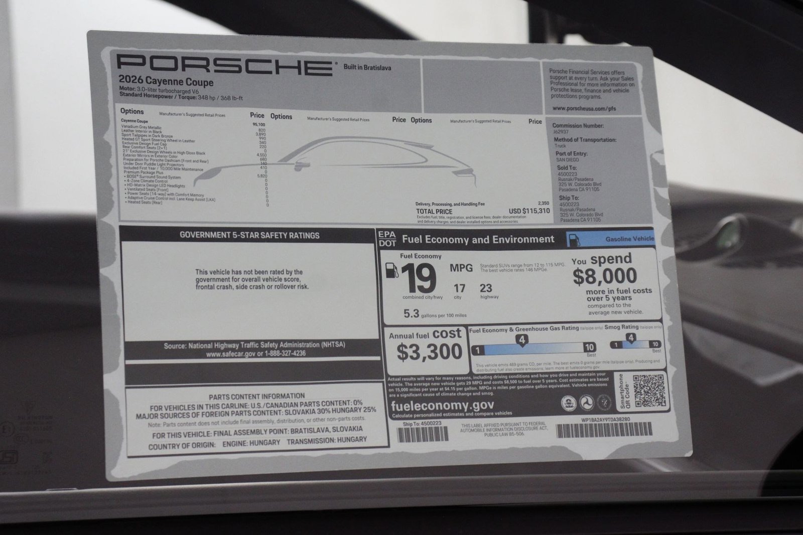 New 2026 Porsche Cayenne Coupe AWD/4WD image 25