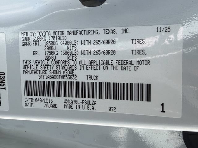 Used 2026 Toyota Tundra Limited RWD image 29
