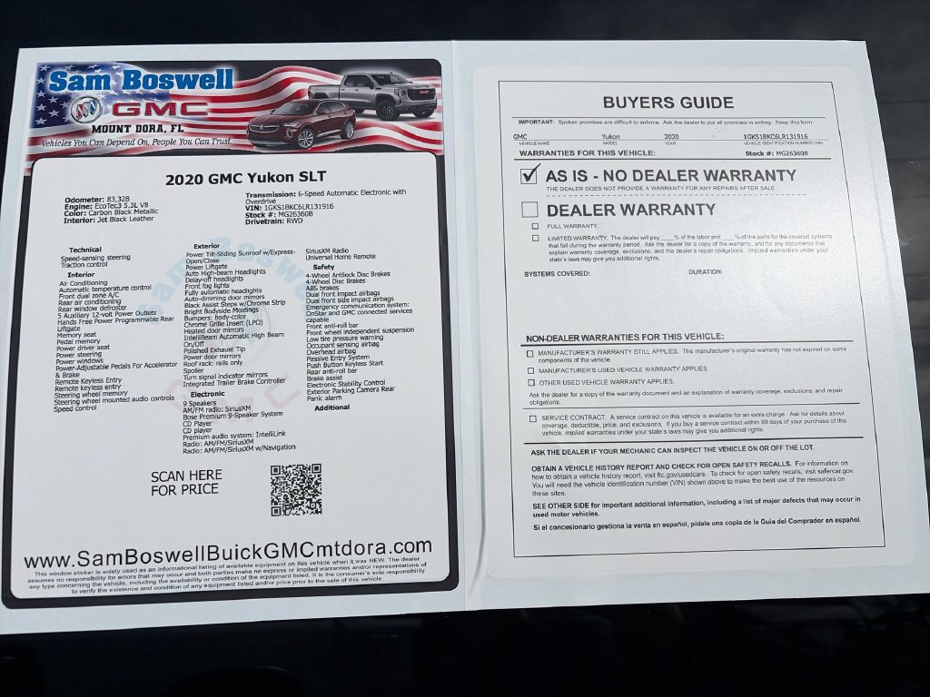 Used 2020 GMC Yukon SLT w/ Premium Edition RWD image 39