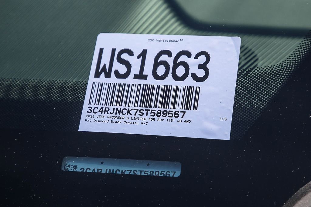 New 2025 Jeep Wagoneer S Limited AWD/4WD image 28