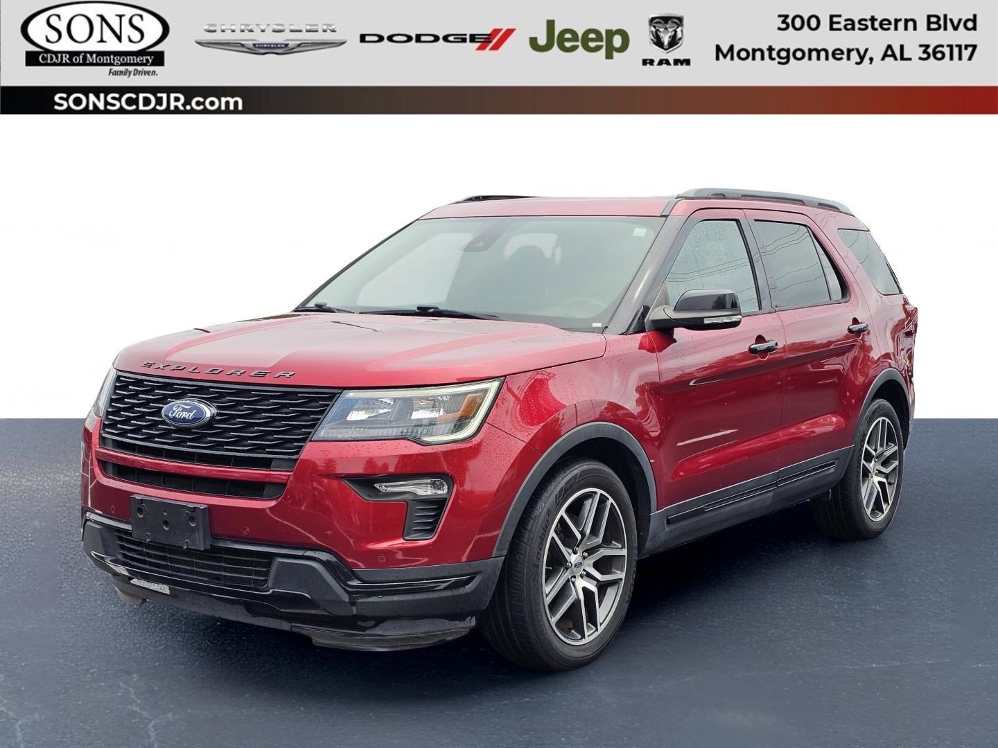 Used 2019 Ford Explorer Sport w/ Ford Safe & Smart Package AWD/4WD image 1