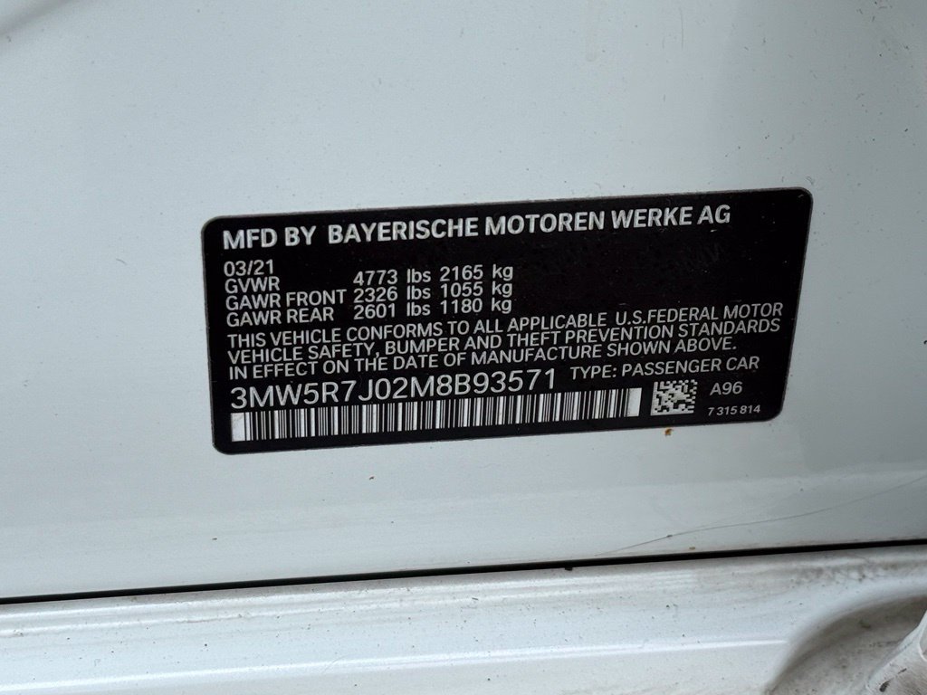 Used 2021 BMW 330i xDrive Sedan w/ Driving Assistance Package AWD/4WD image 34